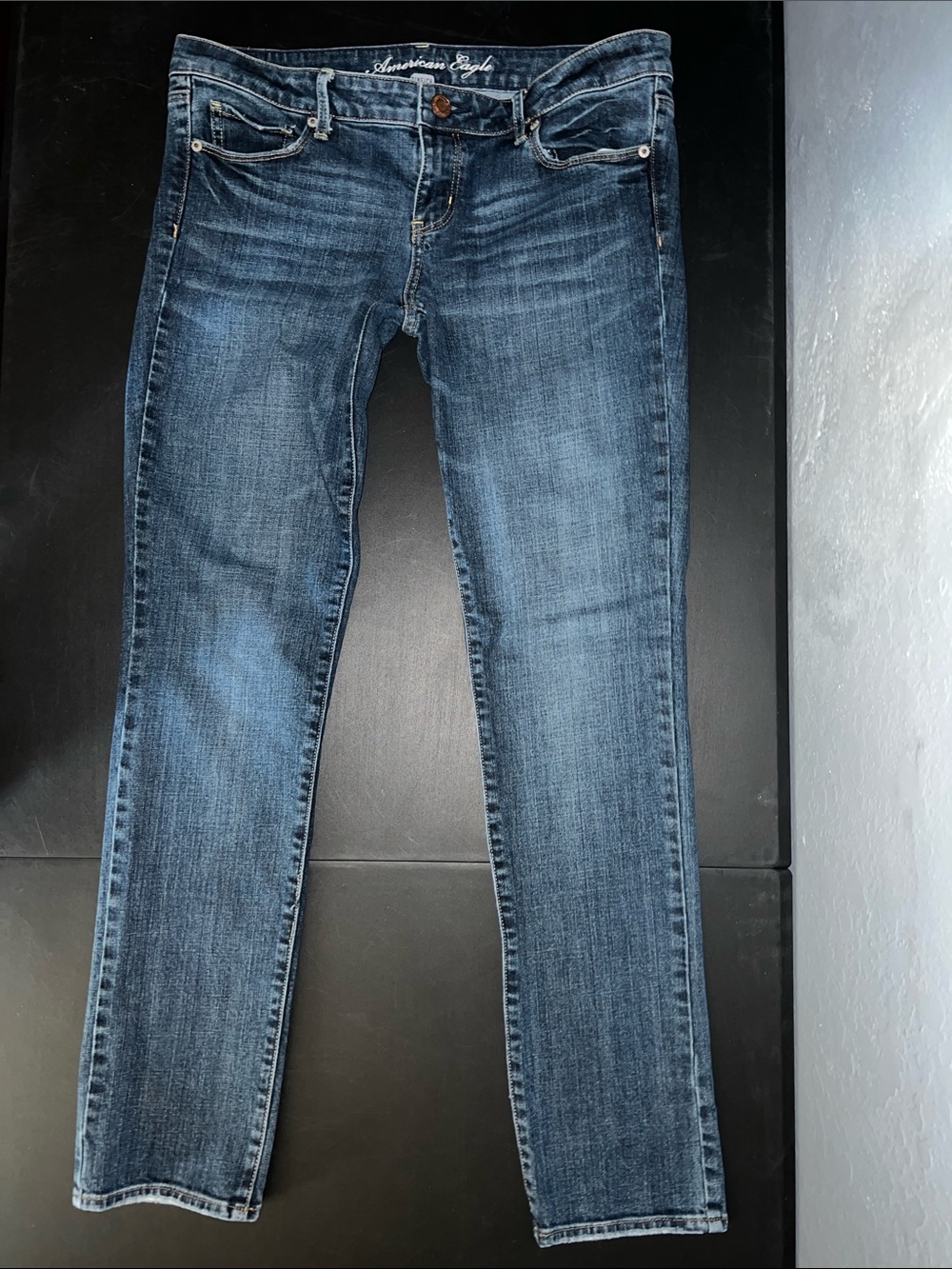 American Eagle Outfitters Women's Medium Blue Skinny Jeans